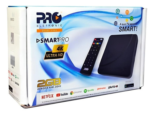 Smart Tv Box 4k Hd Digital Prosb-3000 2gb/16gb Pro Eletronic