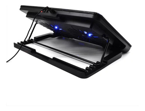 Base Refrigerante Doble Ventilador A2 | Silencioso | 2 Usb Color Negro