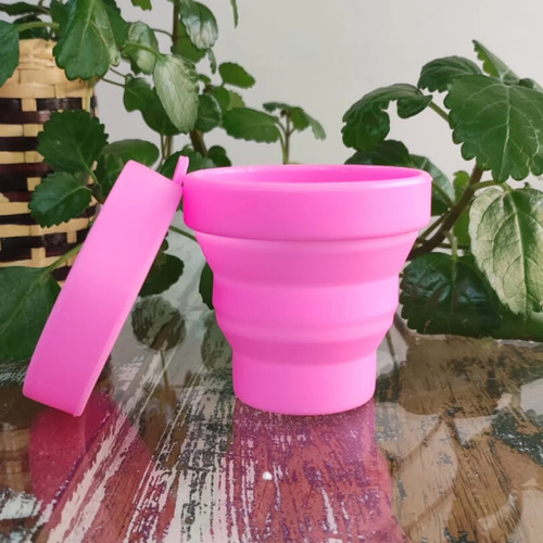 Vaso Esterilizador Copa Disco Menstrual Silicona Maggacup Verde