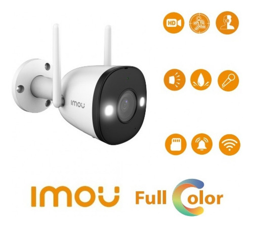 Camara Seguridad Ip Wifi Imou Full Color 4mp Audio Exterior