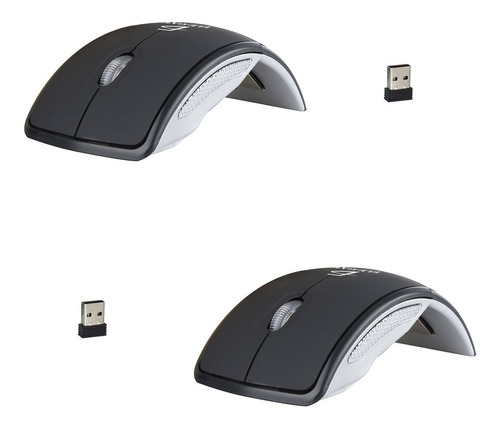 Mouse Inalámbrico Plegable Para Pc Laptop (paquete 2pcs)