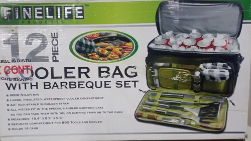Set Parrillero Con Bolso.