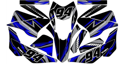 Stickers, Calca, Vinil, Para Moto Dm200 2023 Lima Mod-34