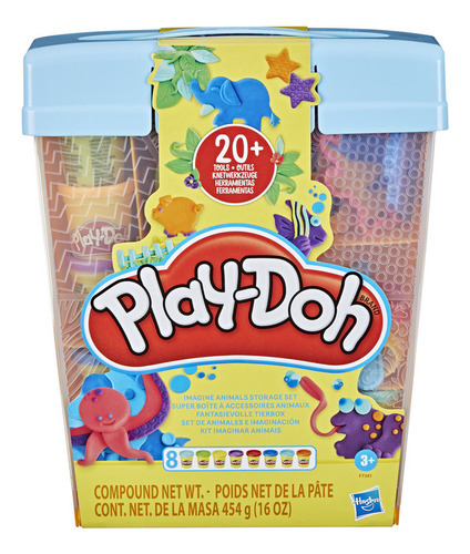 Masas Y Plastilinas Playdoh Set De Animales Color Multicolor