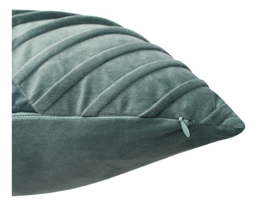 Cojin Velvet Cushion Col. Menta 45x45 Cm Marca Palermo