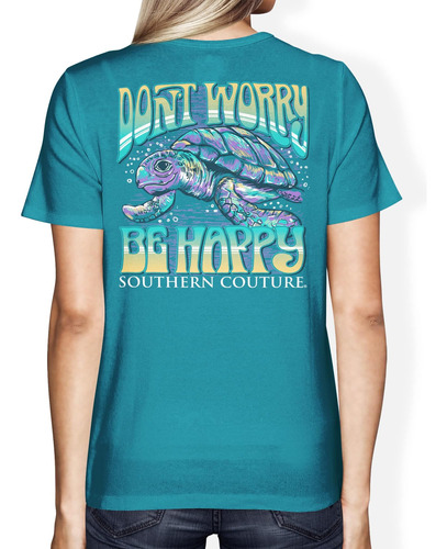 Southern Couture Dont Worry Be Tropical Camiseta De Moda De 