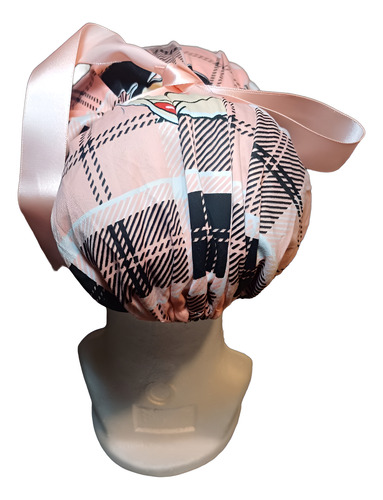 Gorro Medico Quirúrgico Anti-fluido Mujer Mickey Mouse Rosa Estampado Unitalla