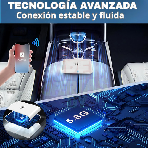 Adaptador Carplay Inalámbrico Para iPhone Wifi Para Coche