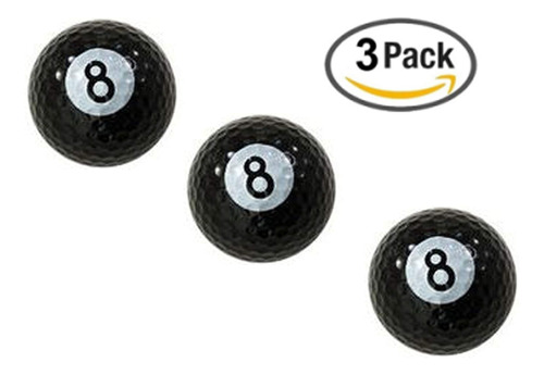 Billar 8-ball Diseñado Pelota Golf 3 Bola Una Caja