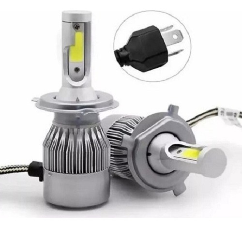 Kit Lampara Led H4 12v 30w Sin Cooler X2