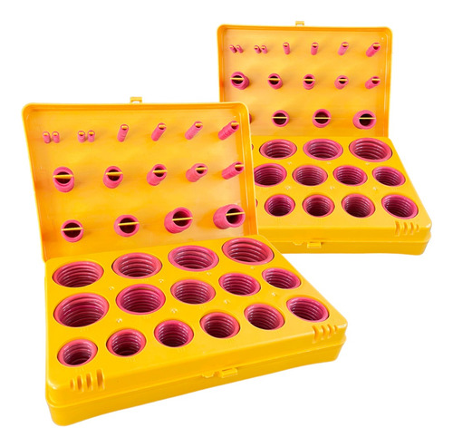 2 Kit Jogo Anel Vedação O'ring Milímetro E Polegada Silicone