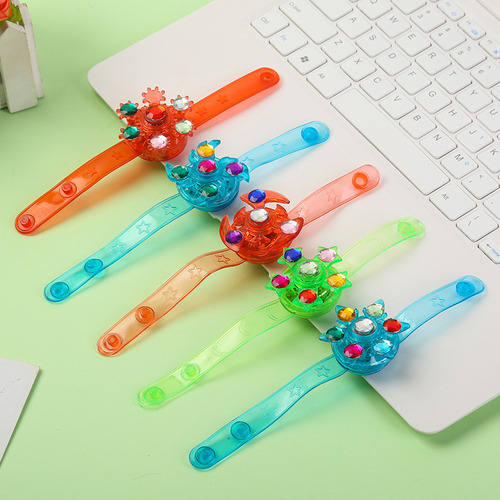 Pulsera Luminosa Giratoria Creativa, 25 Unidades, Regalo Par