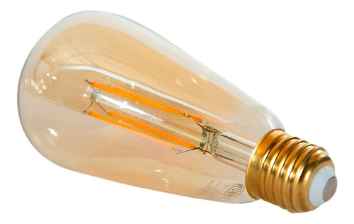Imagen 3 de 3 de Foco Filamento Led Atenuable 40w Socket E27 Luz Cálida 2200k