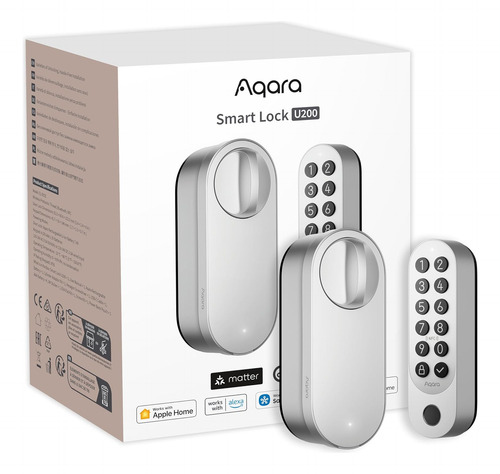 Cerradura Smart Lock U200 Con Teclado Huellas Dactilares