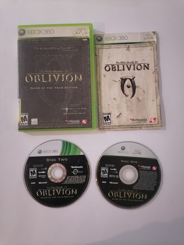 The Elder Scrolls Oblivion Game Of The Year Edition Xbox 360