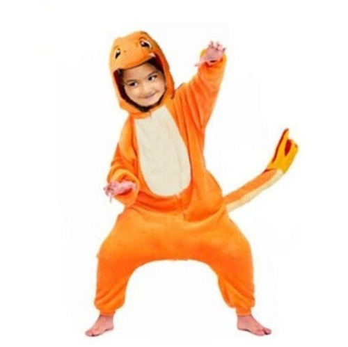 Pijama Charmander Pokemón Moda Kawaii Niños