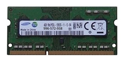 Memoria Ram Laptop Samsung Sodimm Ddr3l 4gb Pc3l-12800s (Reacondicionado)