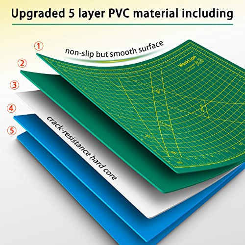 Tapete De Corte De Pvc Autocurativo De 12 X 18 , Table...