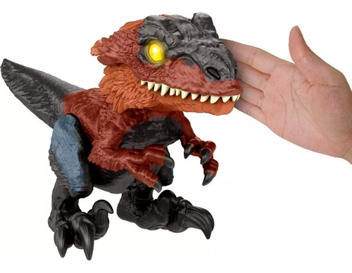 Jurassic World Pyroraptor Dinosaurio Interactivo 50 Sonidos