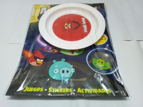 Revista Angry Birds Con Plato De Colección Nro 2!