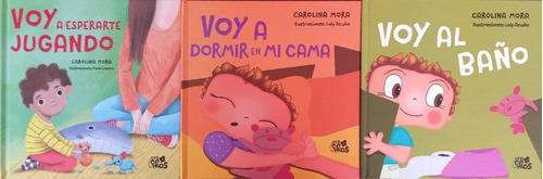 3 Libros Voy A Esperarte Jugando Dormir Cama Bao  Oiuuuys