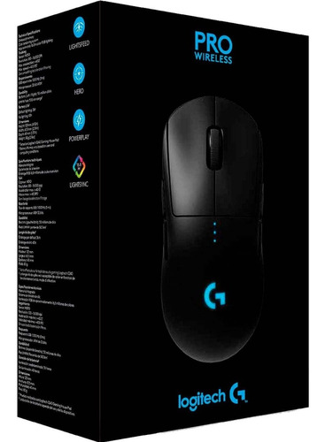 Mouse Logitech G Pro Lightspeed Wireless Color Negro