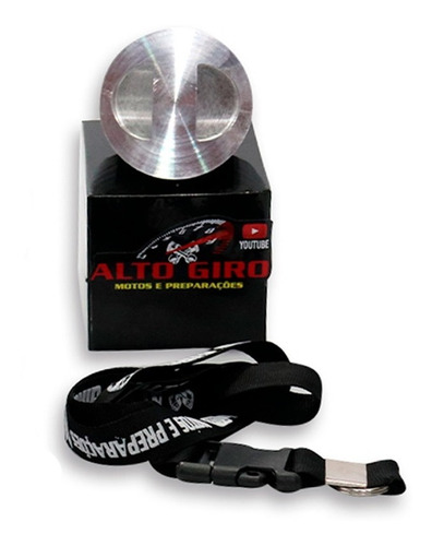 Imagem 3 de 3 de Kit Pistão 190cc 2mm Taxado + Cavas Alto Giro Cg 150