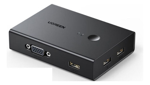 Conmutador Kvm Vga 2 En 1 Ugreen 2 Vga 2 Usb B Print 4 Usb A