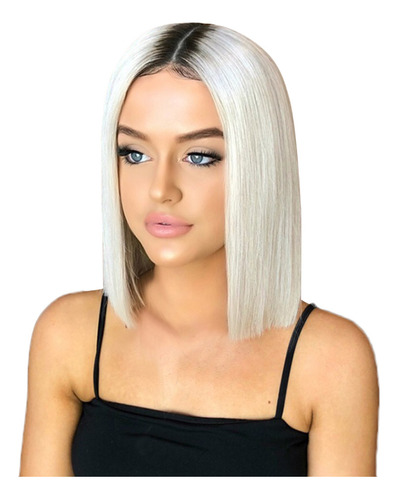 B Wig S Pelo Sintético Corto Y Liso Completo Para Mujer Natu