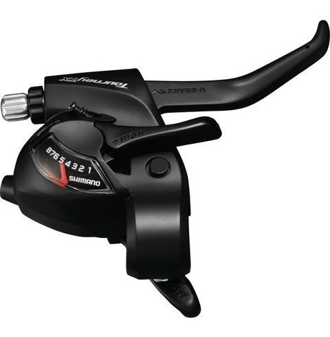 Manija De Freno + Cambio Tourney Tx800  24 Veloc Shimano