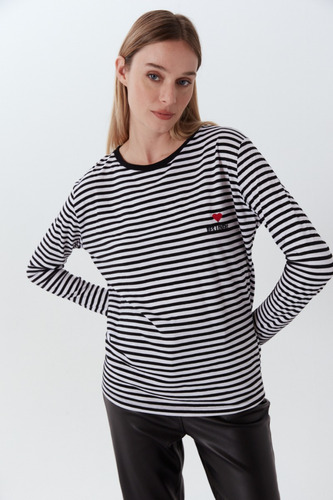 Remera Cool Stripes Mujer Desiderata