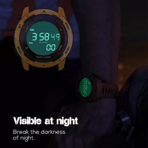 Reloj digital para hombre, relojes deportivos para hombre, doble correa, color negro
