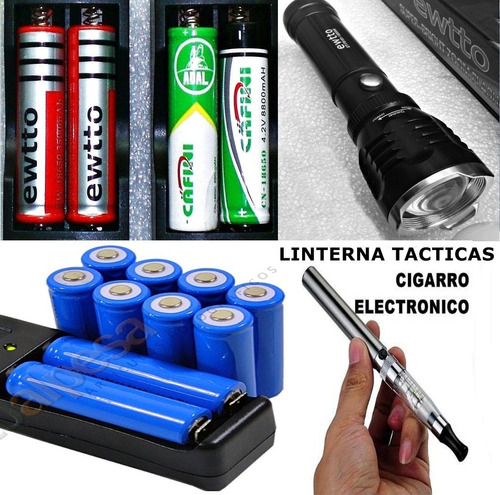  Baterias Recargable 18650 4.2v 8800mah Litio X2  Unidades