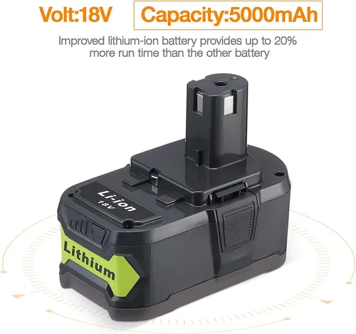 Kit Cargador De Baterías Compatible Con Ryobi One+ 18v