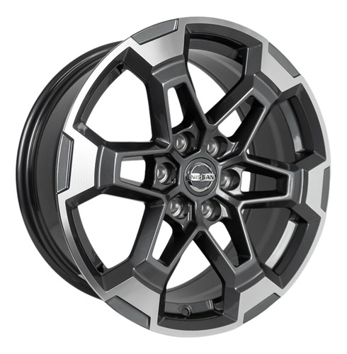 4 Rines 17 6x114.3 Gunmmetal Nissan Np300 Estacas, Frontier Color Plateado