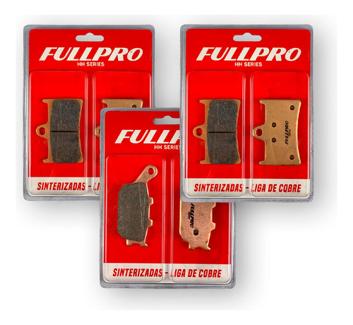 Kit Pastilha Freio Fullpro Mt-09