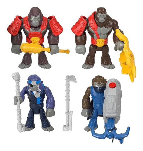 Boneco Imaginext Pacote Gorilas E Macacos