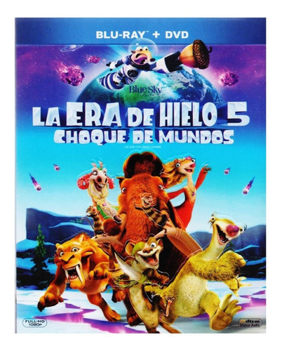 La Era De Hielo 5 Choque De Mundos Pelicula Blu-ray + Dvd