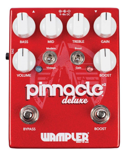 Wampler Pinnacle Deluxe V2 Distortion - Pedal De Efectos Par