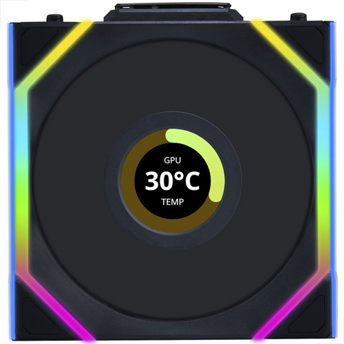 Kit Com 3 Cooler Lian Li Gamer Uni Fan Sl Wireless Lcd 120