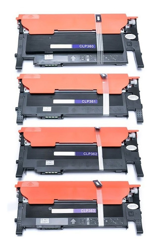 Kit Toner Colorido Clt406s P/ Clx-3305w Clx-3305fw Clx-3300