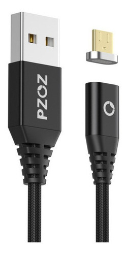 Cable Usb Pzoz Magnético Micro Usb Carga Rápida Android Led