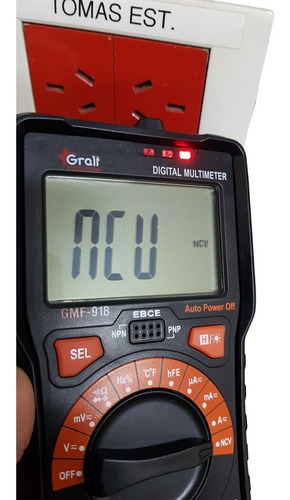 Tester Digital Profesional Autorango True Rms Gralf Gmf-91b