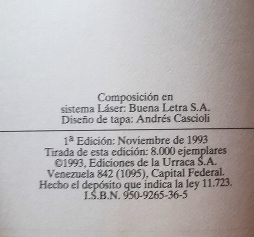 Perón, Mi Padre. Lucia Virginia Perón Ed. De La Urraca 1993 (Usado)