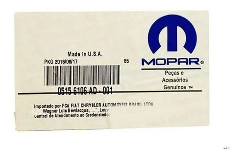 Cinta Air Bag Do Volante Jeep Wrangler 2012 K05156106ad