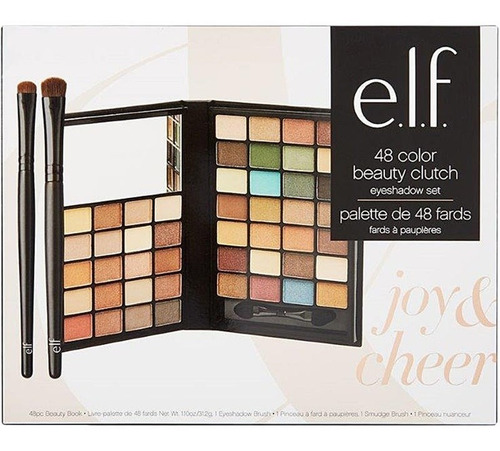 Elf Cosmetics Paleta Sombras + Brochas Ojos Maquillaje Cara.