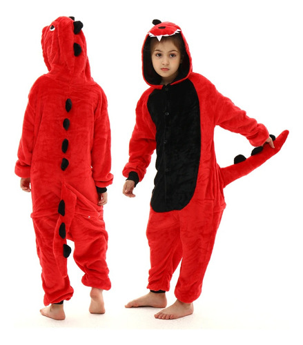 Pijamas De Dragón Y Dinosaurio,niños.