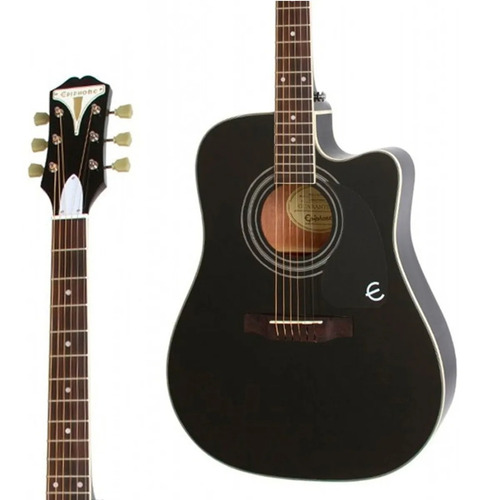 Violão Acústico EpiPhone Pro-1 Ultra Wine Red Cor Preto