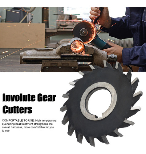 Imagen 5 de 10 de Disco Cortador De Engranajes Involute S Set Hss Fresado En F