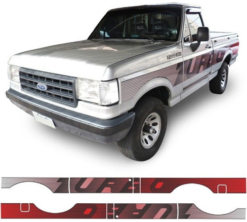 Faixas Laterais Ford F1000 93 Turbo 3m Ou Avery